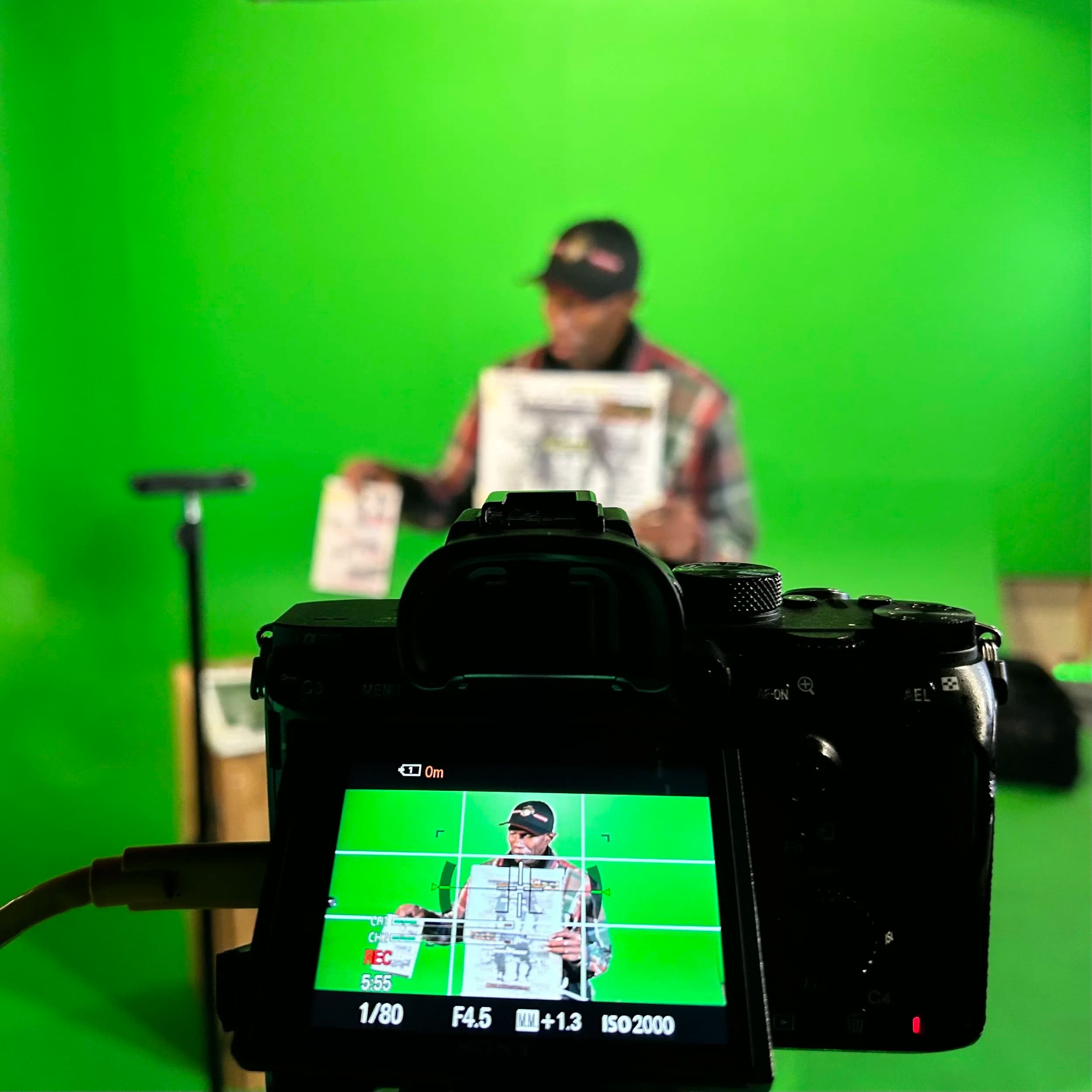 Green screen shoot at 4 Snaps Studios